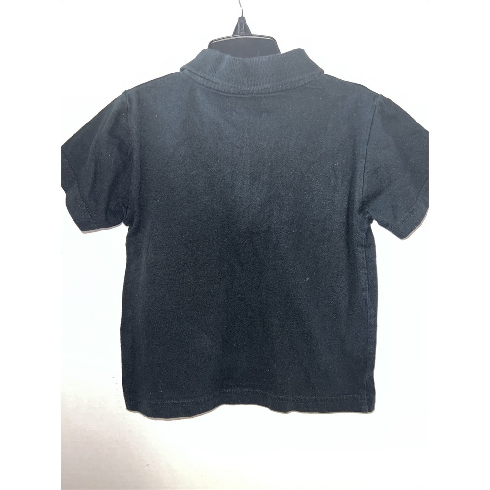 Lil Citi Man Shirt Youth 3T Black Short Sleeve Polo - Picture 2 of 3